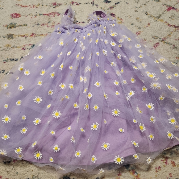 Lola + The Boys Daisy Purple Tulle Sundress - Picture 1 of 5